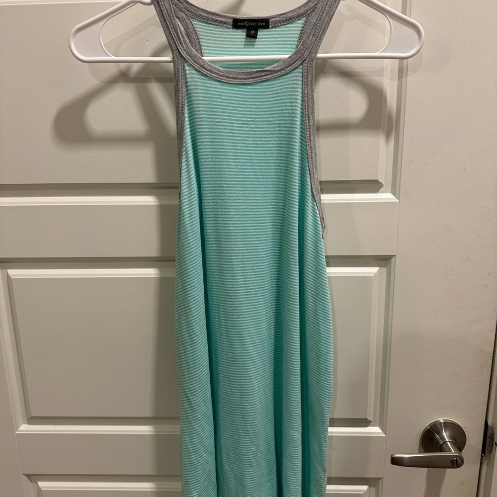 Teal tunic top